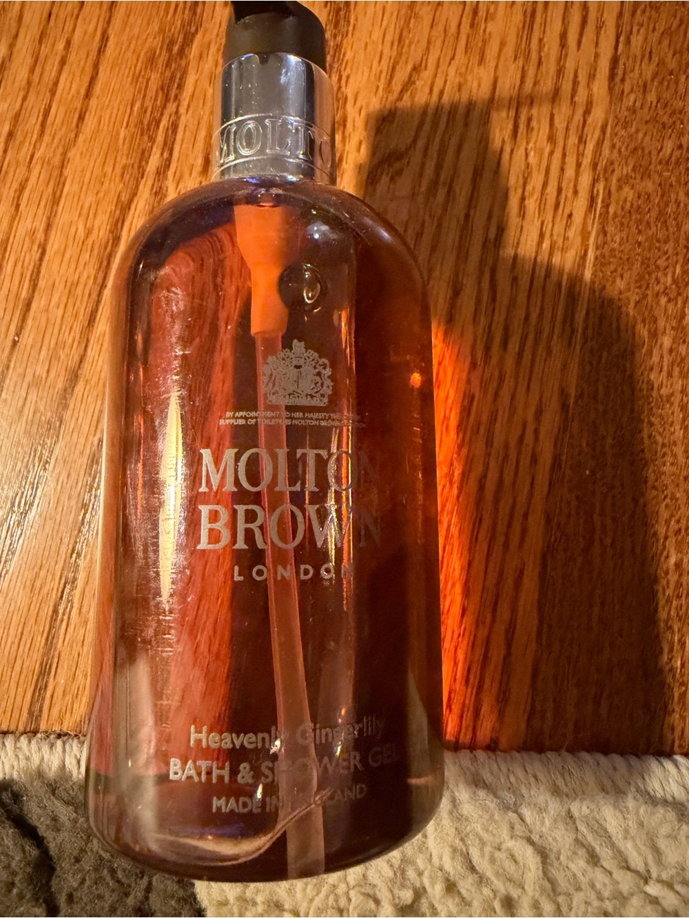 Molton Brown Heavenly Gingerlily Bath & Shower Gel - Amber